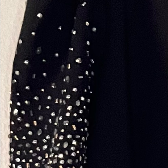 Calvin Klein Embellished Sleeves Women’s Dress. Size18, Black, NWOT - Picture 3 of 5